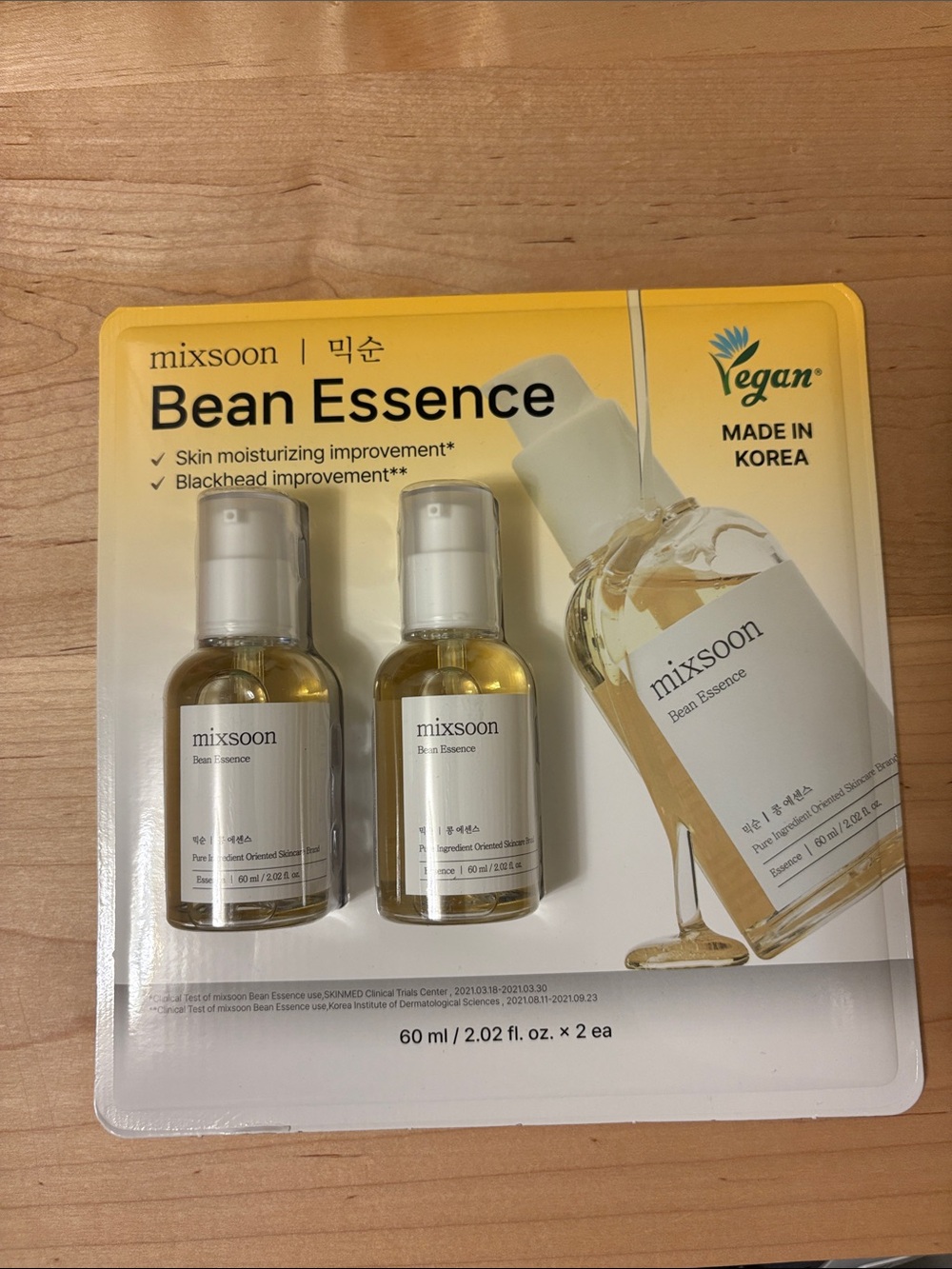 Mixsoon Bean Essence – Korean Skin Care - Moisturizing Skin Improvement - 120 mL